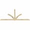 Ekena Millwork Redmond Rough Sawn Timber Gable Bracket, Douglas Fir, 96"W x 52"H x 2"D x 4"F, 13/12 Pitch GBW096X52X0204RED00RDF - alternate 2